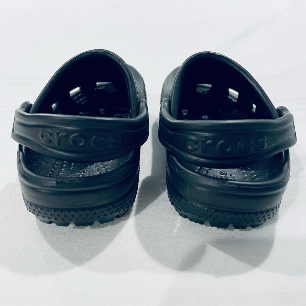 New Crocs Clogs Boys 5 Girls Classic Black Little Kids Infant Toddler Shoes - Picture 3 of 4